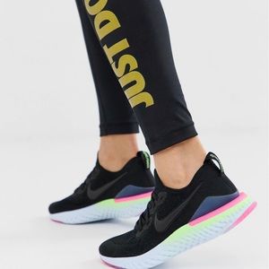 Nike Running Epic React Flyknit 2 in multi. Worn once.